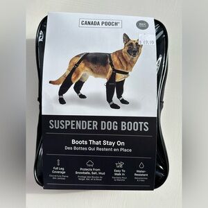 Brand New Canada Pooch Suspender Dog Boots - Size 2